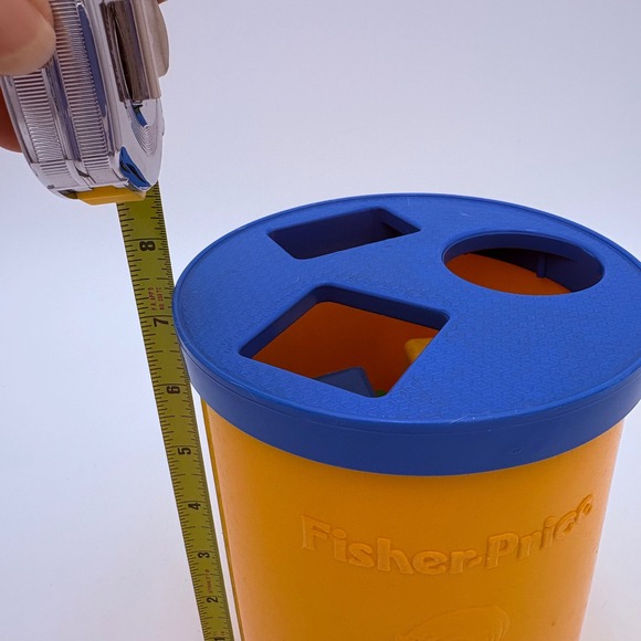 Vintage 1977 Fisher Price Baby's First Shape Sorter Toy USA lots of blocks - Picture 5 of 9